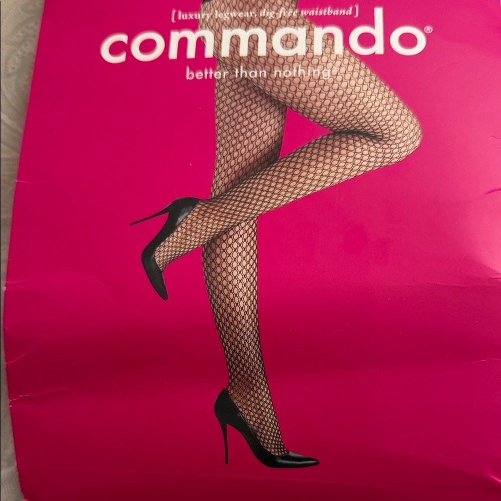 Commando Elegant cream mod net Fishnet Hosiery